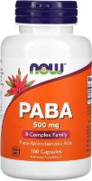Vitamine NOW PABA 500mg 100cap