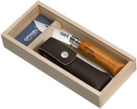 Нож Opinel Carbon + Sheath N08 Set фото №2 — интернет-магазин Desire.md