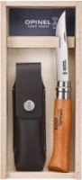 Нож Opinel Carbon + Sheath N08 Set фото №1 — интернет-магазин Desire.md