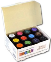Художественные краски Nevskaya Palitra Decola Glass & Ceramics 12 Colors 20ml фото №2 — интернет-магазин Desire.md