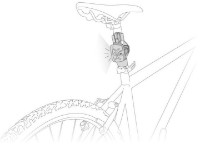 Suport de lumină pentru bicicletă Petzl Bike Adapt E000AA00
