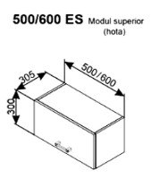 Кухонный модуль Ambianta Iris 600 ES Alb Samoa фото №2 — интернет-магазин Desire.md