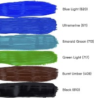 Художественные краски Nevskaya Palitra Sonnet Acrylic Paints 12 Colors 18ml фото №2 — интернет-магазин Desire.md