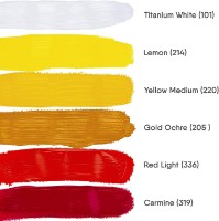 Художественные краски Nevskaya Palitra Sonnet Acrylic Paints 12 Colors 18ml фото №3 — интернет-магазин Desire.md