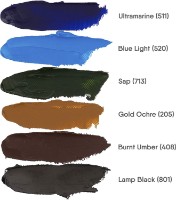 Vopsele de artă Nevskaya Palitra Sonnet Oil Paints 12 Colors 10ml imaginea #2 — magazin online Desire.md