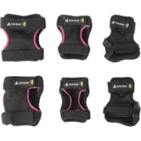 Protecție role Rollerblade Skate Gear W 3 Pack L Black/Pink (069P0500219) imaginea #2 — magazin online Desire.md