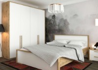 Dulap Sokme Франческа 4Д Дуб Вотан/Белый imaginea #2 — magazin online Desire.md