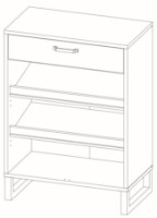 Комод Sokme Бари 2Д1Ш Вудкон/Дуб Гранж фото №2 — интернет-магазин Desire.md