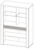 Витрина Sokme Санди 4Д Дуб Гранд фото №2 — интернет-магазин Desire.md