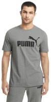 Tricou bărbătesc Puma ESS Logo Tee Medium Gray Heather XL imaginea #3 — magazin online Desire.md