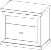 Прикроватная тумба Sokme Орегон Пино Аурелио/Мадагаскар/Нельсон фото №2 — интернет-магазин Desire.md