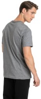 Tricou bărbătesc Puma ESS Small Logo Tee Medium Gray Heather/Cat S imaginea #3 — magazin online Desire.md