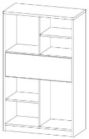 Comodă Sokme Айго 2Д1Ш Fag Aristan (AG3) imaginea #2 — magazin online Desire.md