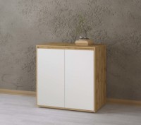 Комод Sokme Нитро 2Д Вотан/Белый фото №3 — интернет-магазин Desire.md