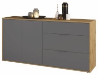 Комод Sokme Нитро 2Д3Ш Вотан/Серый