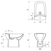 Bideu Cersanit Carina (K31-063) imaginea #4 — magazin online Desire.md