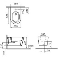Биде Vitra Nest (5174B003-0288) фото №2 — интернет-магазин Desire.md