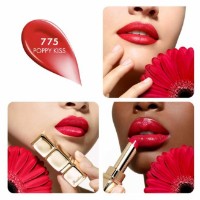 Ruj de buze Guerlain KissKiss Shine Bloom 775 Poppy Kiss imaginea #3 — magazin online Desire.md