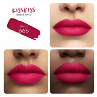 Помада для губ Guerlain KissKiss Tender Matte 16H Comfort 666 Lucky Pink фото №2 — интернет-магазин Desire.md