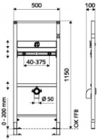 Инсталляция для писсуара Schell Montus+adaptor (030900099+031050099) фото №2 — интернет-магазин Desire.md