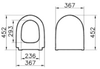 Capac de toaletă Vitra Sento (120-001-009)