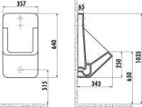 Писсуар Creavit TP640-00CB00E White фото №2 — интернет-магазин Desire.md