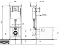 Vas WC Santeri Alfa Set (57.1007) imaginea #2 — magazin online Desire.md