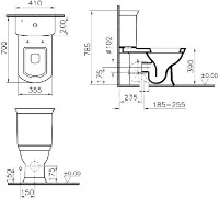 Унитаз Vitra Serenada 4160+4161+330-2010 фото №2 — интернет-магазин Desire.md
