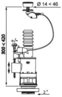 Сливная арматура Wirquin Easy Click (10720605) фото №2 — интернет-магазин Desire.md