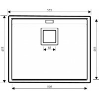 Кухонная мойка Aquasanita Helika Delicia SQD100 Silica фото №2 — интернет-магазин Desire.md