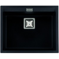 Кухонная мойка Aquasanita Helika Delicia SQD100 Black metallic фото №1 — интернет-магазин Desire.md