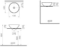 Умывальник Vitra Options (4324B003-0012) фото №2 — интернет-магазин Desire.md