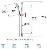 Set pentru duș Remer 311F315P3 imaginea #2 — magazin online Desire.md