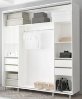 Dulap cu uşi glisante Mobildor-Lux Aron-S 200x220 White (arons5257) K2 imaginea #2 — magazin online Desire.md