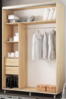 Dulap cu uşi glisante Mobildor-Lux Aron-S 130x220 Oak Sonoma (arons5112) K2 imaginea #2 — magazin online Desire.md