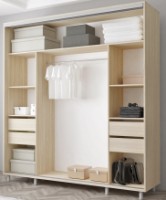 Dulap cu uşi glisante Mobildor-Lux Aron-S 200x220 Oak Sonoma (arons5262) K2 imaginea #3 — magazin online Desire.md