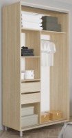 Шкаф-купе Mobildor-Lux Aron-S Mirror 110x220 Oak Sonoma (arons4915) фото №2 — интернет-магазин Desire.md