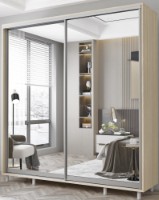 Шкаф-купе Mobildor-Lux Aron-S Mirror 190x220 Oak Sonoma (arons4624)