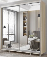 Шкаф-купе Mobildor-Lux Aron-S Mirror 200x220 Oak Sonoma (arons3949)