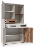 Dulăpior SV-Мебель Сканди multifuncțional Pin Santorini Deschis/Stejar Delano imaginea #2 — magazin online Desire.md