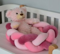 Protectie laterala pentru patut Veres Pink Gradient (154.02.5)  imaginea #2 — magazin online Desire.md