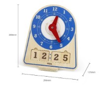 Детские часы Viga Learning Clock (44547) фото №3 — интернет-магазин Desire.md