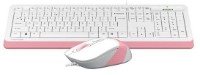 Комплект A4Tech F1010 White/Pink