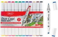 Markere Daco Duo Capi 12pcs (MK612) imaginea #1 — magazin online Desire.md