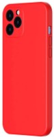 Husa de protecție Baseus Liquid Silica Gel Protective Case For iPhone 12 Pro Max Red (WIAPIPH67N-YT09) imaginea #2 — magazin online Desire.md