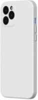Husa de protecție Baseus Liquid Silica Gel Protective Case For iPhone 12 Pro White (WIAPIPH61P-YT02)