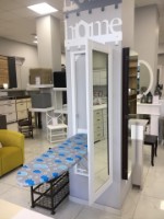 Masă de călcat încorporată Alfa Mobila Romance 7506 White R imaginea #2 — magazin online Desire.md