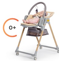 Scaun de masa Kinderkraft Lastree Wood (KHLAST00BEGW000) imaginea #3 — magazin online Desire.md