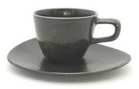 Набор блюдец Alir Reactive Black 12.5cm (ZA0012-5-b) 6pcs фото №2 — интернет-магазин Desire.md