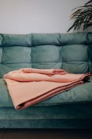 Cuvertura Samo Bumbacel 200x220cm Pale Pink imaginea #2 — magazin online Desire.md